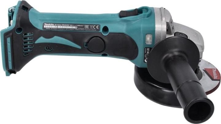 Produktbild Makita DGA 452 M1 Akku Winkelschleifer 18 V 115 mm + 1x Akku 4,0 Ah - ohne Ladegerät (115 mm)