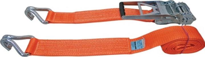 Actual product image Dolezych Lashing strap DIN EN 12195-2 length 4 m width 75 mm with lever. traction rat. + prof. hook LC U 1...