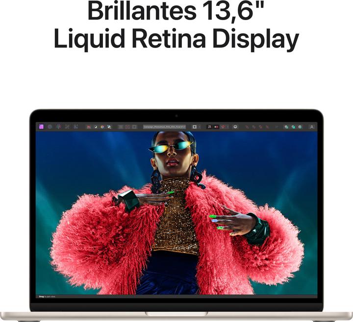 Image du produit Apple MacBook Air - 2024 (13.60", M3, 8 Go, 256 Go, DE)