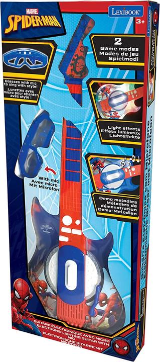 Actual product image Lexibook Spider-Man - Electronic Lighting Guitar (K260SP)