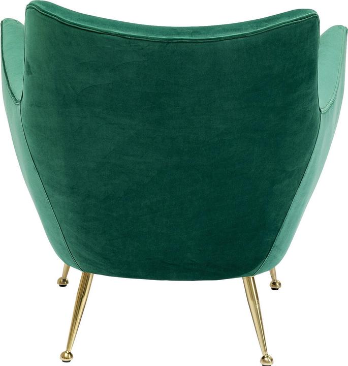 Actual product image Kare Design Armchair Goldfinger Green
