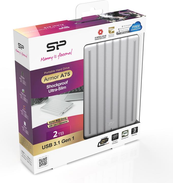 Actual product image Silicon Power Armor A75 USB 3.1 Gen 1, Type-C (2 TB)