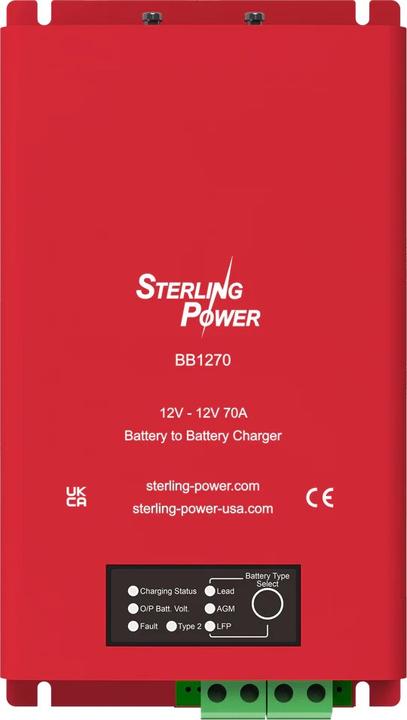 Image du produit Sterling Power Booster de charge 12V/12V 70A - Sterlingpower