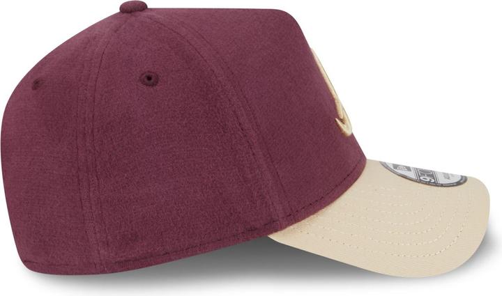 Actual product image New Era A-Frame 9Forty Cap MOLESKIN Atlanta Braves maroon (One size)