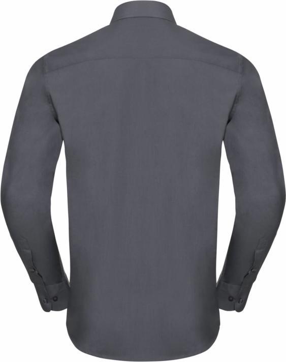 Produktbild Russell Collection Popeline Hemd Langarm pflegeleicht (M)