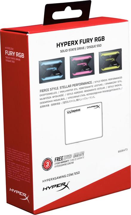 Image du produit HyperX Fury RGB (240 Go, 2.5")