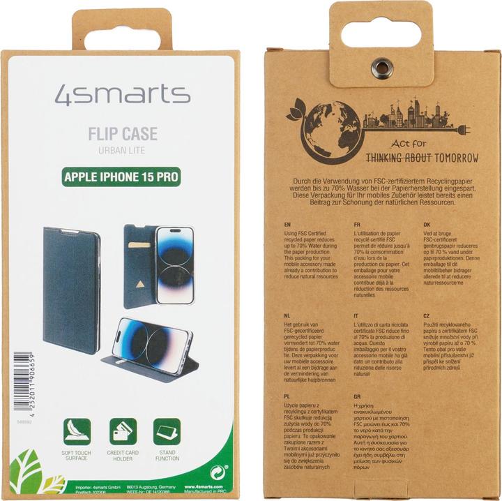 Produktbild 4smarts Flip Case Urban Lite (Apple iPhone 15 Pro)