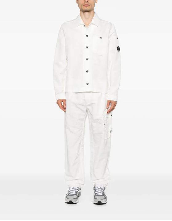 Actual product image C.P. Company Regular Fit Cotton Linen Pants (50)