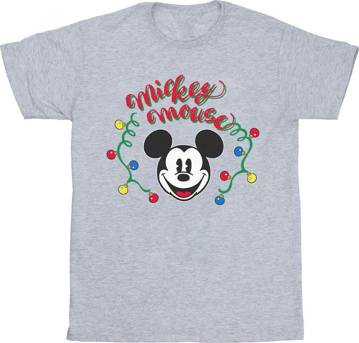 Disney Mickey Mouse Christmas Light Bulbs TShirt (3XL)