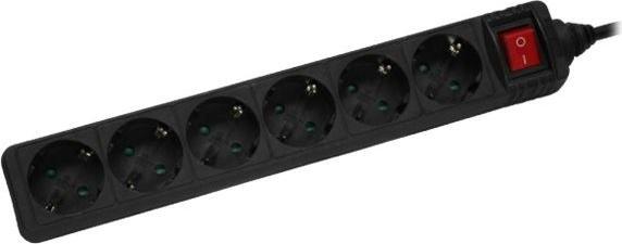 Produktbild InLine Steckdosenleiste (6 x, CEE 7/3, 5 m)