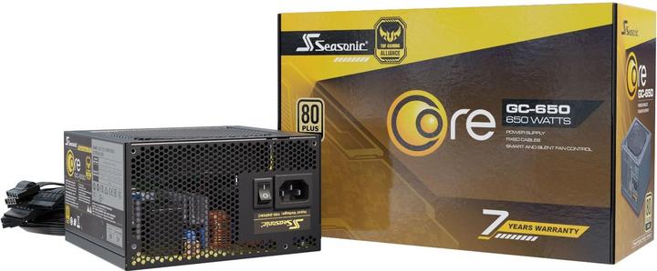 Actual product image Seasonic core GC (650 W)