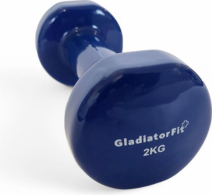 Produktbild Gladiatorfit Vinyl-Fitnesshanteln (2er-Set) (2 x 2 kg)