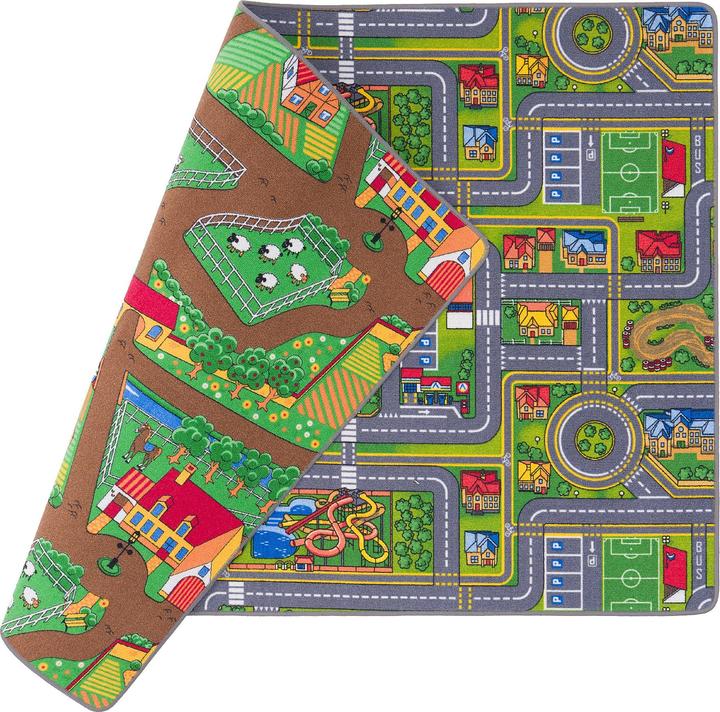 Actual product image Pergamon Strassenteppich Beidseitig Strassenlandschaften (160 x 200 cm)