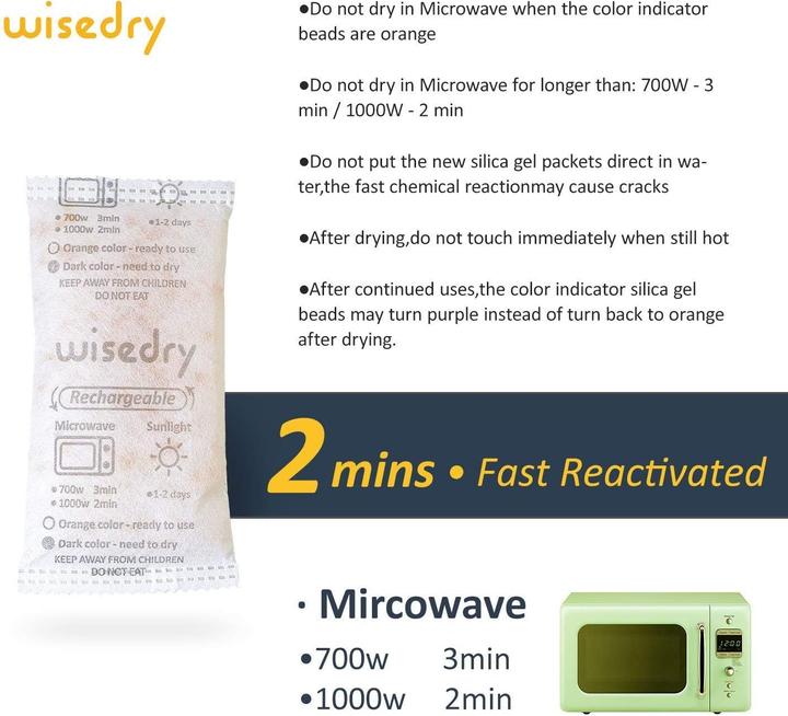 Produktbild Wisedry Trockenmittel Beutel mit Indikator (1 x)
