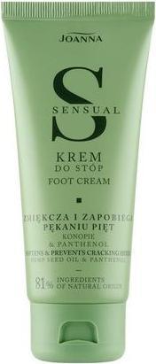 Immagine prodotto Joanna Crema piedi sensuale per donne con Urea, Canapa e Pantenolo 100g (Deodorante per piedi e polvere)