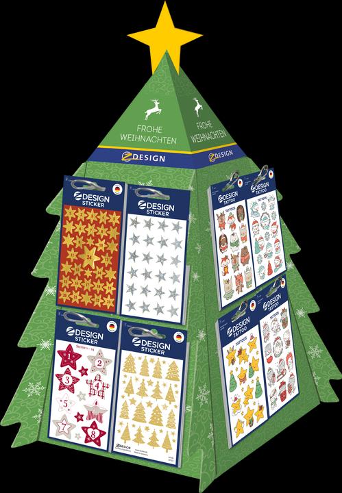 Produktbild Avery Drehsäule, Aufkleber Weihnachtssortiment