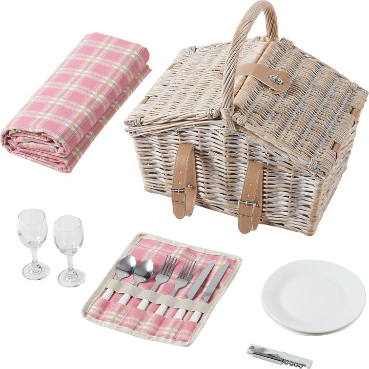 Produktbild Casa.Pro Picknickkorb Bucchianico für 2 Personen Komplettset