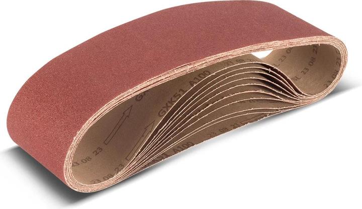 Produktbild Stahlwerk Schleifband 10er Set 915 x 100 mm K100 Körnung Universal-Schleifpapier (K100)