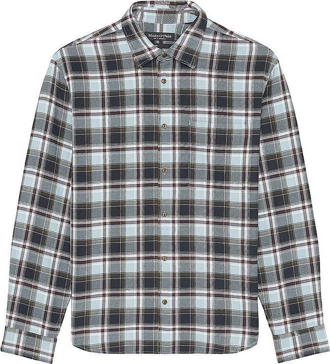 Immagine prodotto Marc O'Polo Kent Collar Shirt Chest Pocket Multi/Botticelli (XXL)
