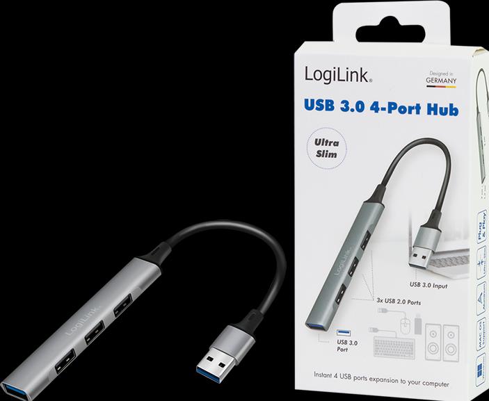 Produktbild LogiLink UA0391 (USB-A, 4 Ports)