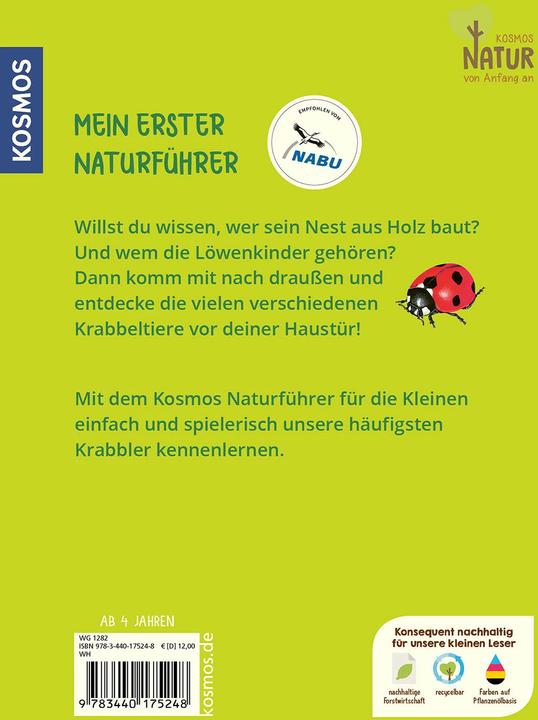 Actual product image Kosmos Mein erster Naturführer, Was krabbelt denn da? (German, Steffen Walentowitz, Julie Sodré, Veronika Lang, 2023)
