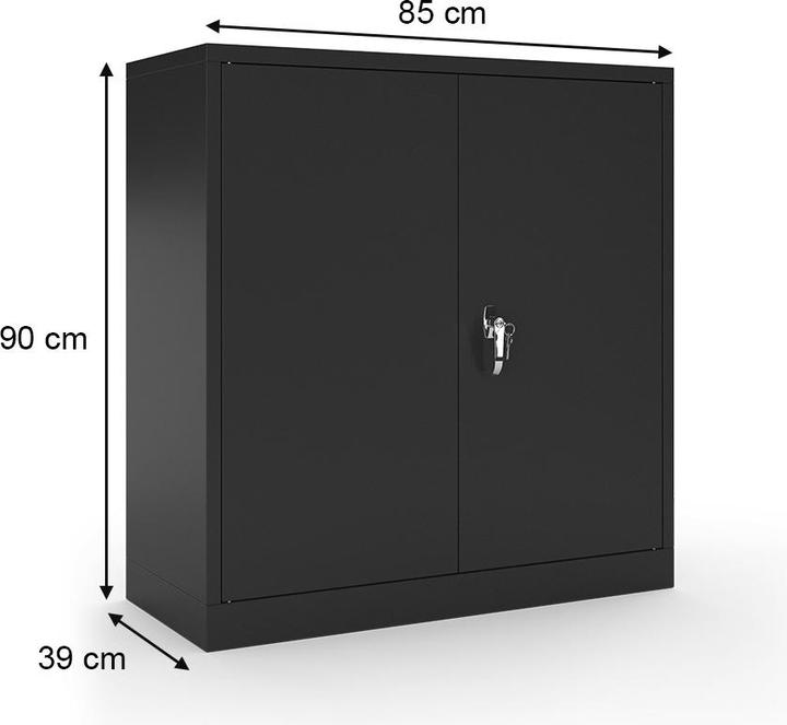 Produktbild Vicco Metallschrank (85 x 39 x 90 cm)