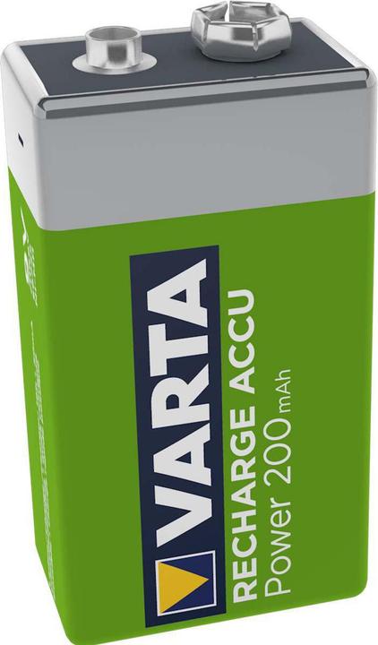 Actual product image Varta Recharge Accu Power (1 pcs., 9V Block, 200 mAh)