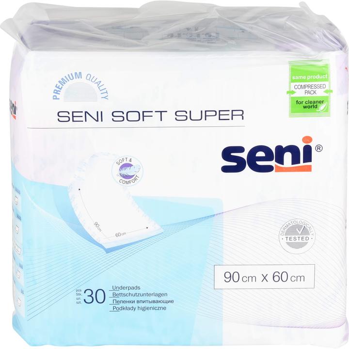 Seni Soft Super Einmal-Bettschutz 4 Tropfen (30 x)
