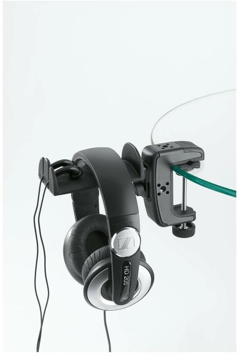 Image du produit K&M Support pour casque d'écoute avec pince de table 16085