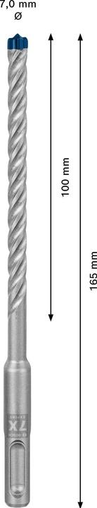 Produktbild Bosch Professional Zubehör EXPERT SDS plus-7X Hammerbohrer, 7 x 100 x 165 mm (7 mm)