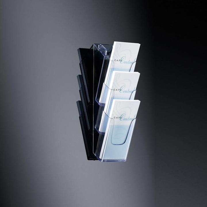 Produktbild Sigel Ice Wandprospekthalter acrylic mit 3 Fächern (A5, A6)