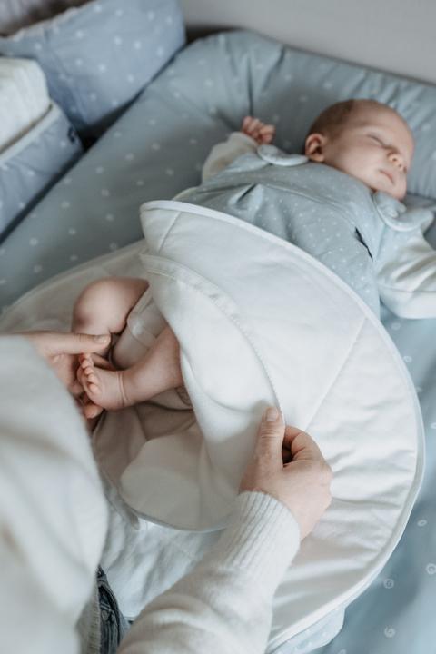 Actual product image Alvi Baby all year sleeping bag Mäxchen Aqua Dot Gr. 50/56 (56 cm, 2.5 TOG)