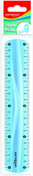 Actual product image Keyroad Ruler, 20 cm, flexible, hanging, mixed colours (20 cm)