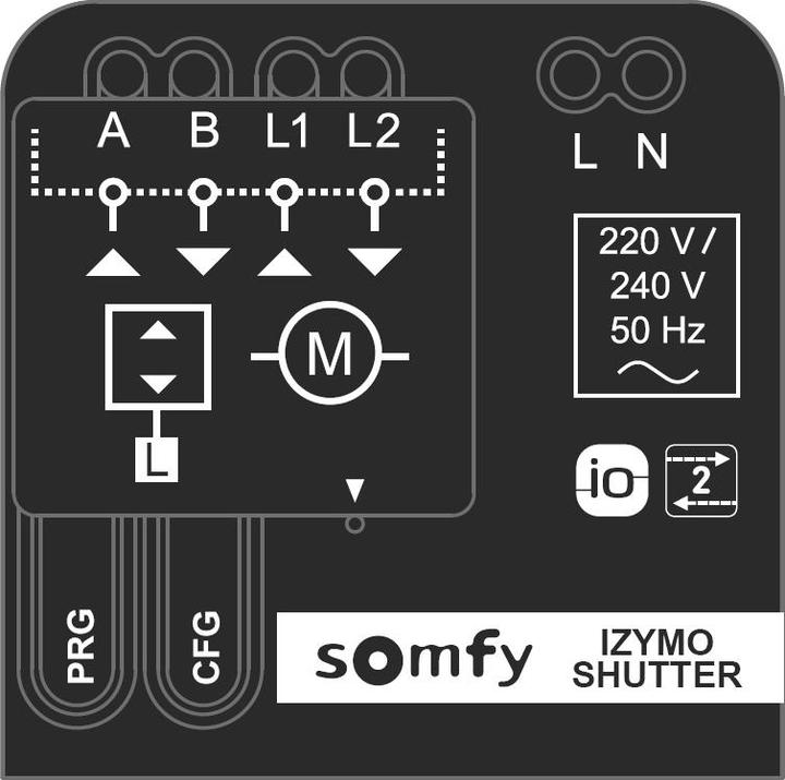 Actual product image somfy 1822660 HF receiver