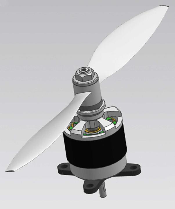 Actual product image Planet-Hobby joker 2830-14.5 v3 760 kv brushless motor