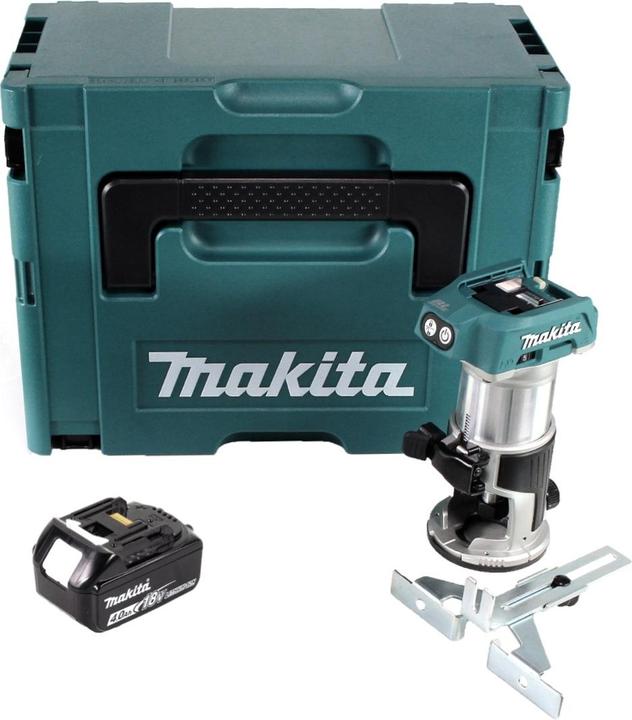 Productafbeelding Makita DRT 50 M1J accu multifunctionele bovenfrees borstelloos 18V + 1x accu 4,0 Ah in Makpac 3 - zonder