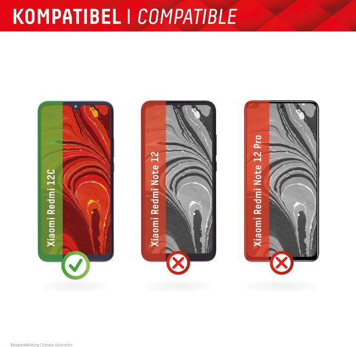 Produktbild Displex Real Glass, 2D Panzerglas (1 Stück, Xiaomi Redmi 12C)