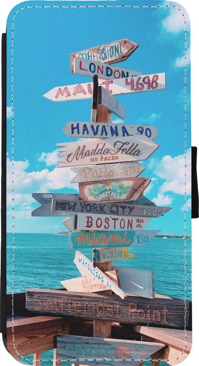 Produktbild PhoneLook Hülle Wallet schwarz Cool Cities Directions (Apple iPhone 11 Pro Max)