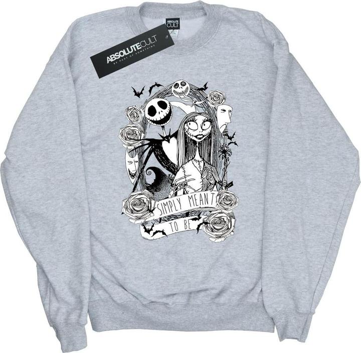 Disney Nightmare Before Christmas Simply Meant To Be Sweatshirt Jungen