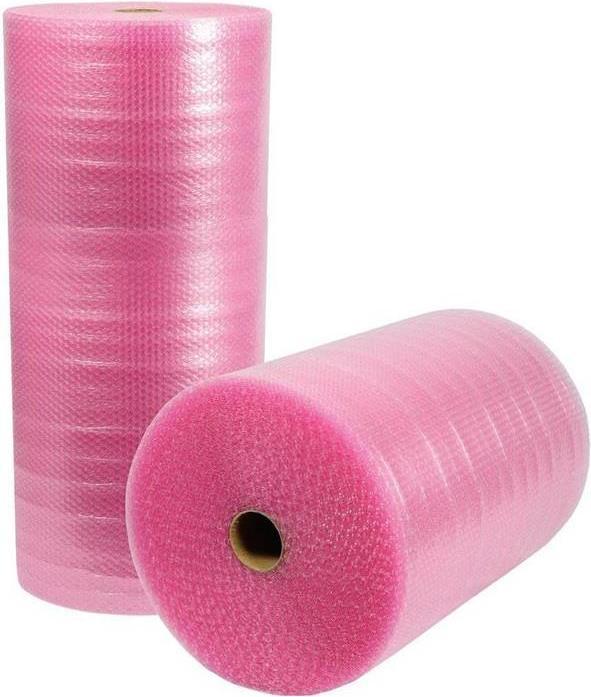Immagine prodotto Transpak Pluriball larghezza 1000mm lunghezza 50m 3 strati rosa antistatico
