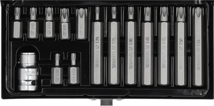 Immagine prodotto Yato SET DI BIT PER CACCIAVITE TORX S.T20T55 15PZ (T55, T45, T30, T40, T20, T50, T25)