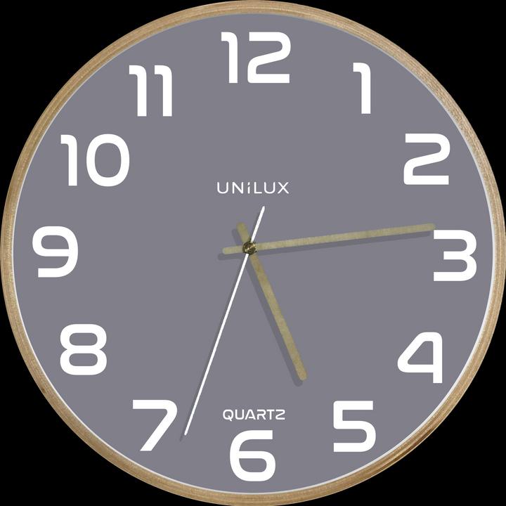 Unilux Wanduhr Baltic Ø 30.5 cm, Violett (30.50 cm)