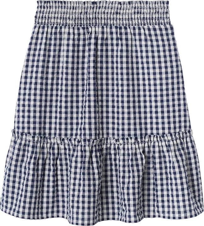 Navy plaid