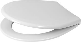 Image du produit Plieger Economy Toiletbril Wc Bril Wit Wc Brillen met Deksel RVS Bevestiging