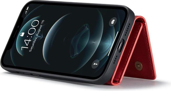 Actual product image Cover-Discount iPhone 13 mini - case with credit cards case red (Apple iPhone 13 mini)