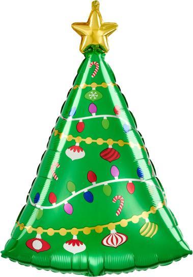 Produktbild Amscan Folienballon festliche Weihnachten (5 x)