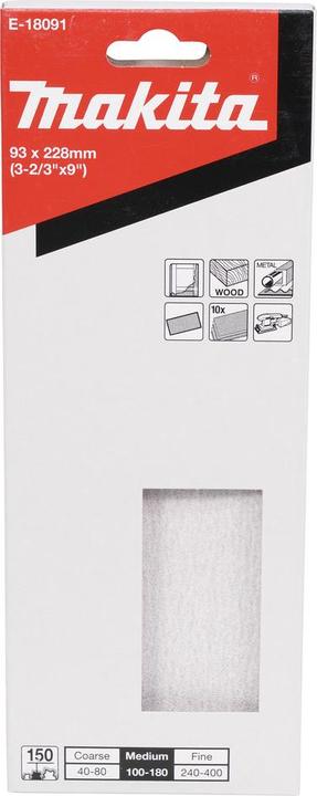 Actual product image Makita Sandpaper 228x93 mm (150)