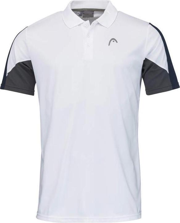 Head Club Tech Polo Shirt M weiss/dunkelblau (XL)