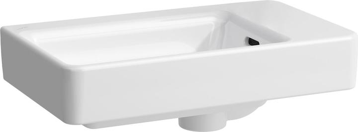 Produktbild Laufen PRO S Handwaschbecken, Becken links, ohne Hahnloch, mit Überlauf, 480x280mm, H815954 (490 mm, 170 mm)