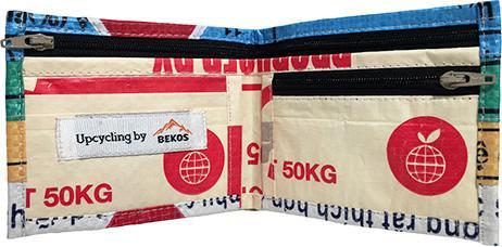 Immagine prodotto Bekos Upcycling - borsa classica realizzata con borse riciclate Patchwork Elephant